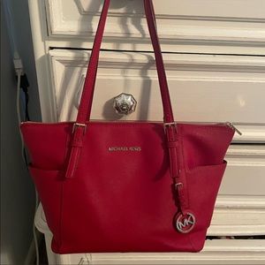 RED MK PURSE